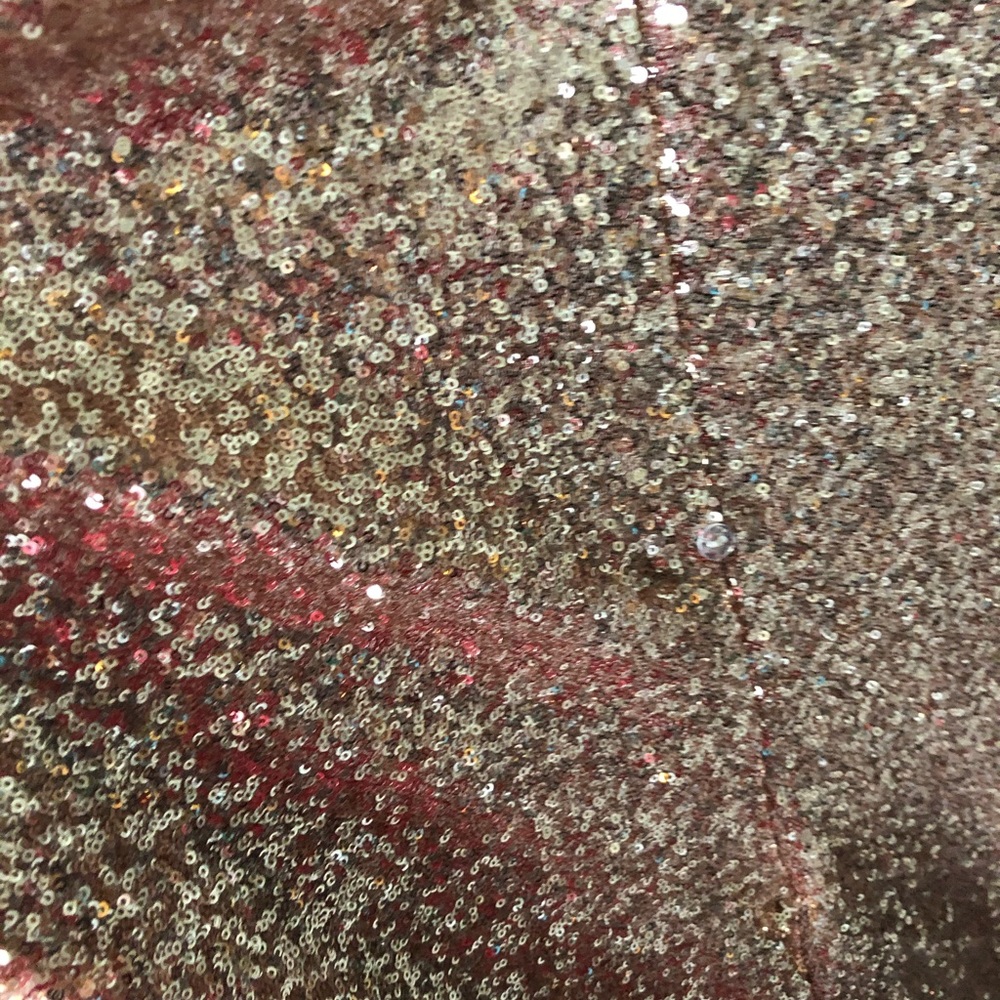 💫 Rose Gold Sequin Sleeveless Gown w/train Sz 12 - Picture 6 of 8